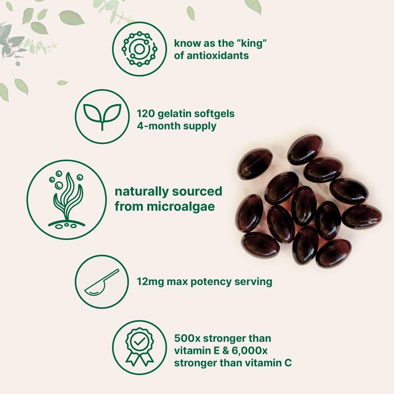 PureVa Radiance™ 12mg Astaxanthin Complex