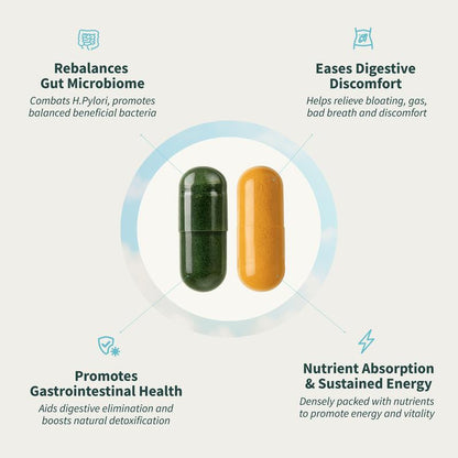 PureVa™ Gut Reset Duo (Gut Health + Spirulina/Chlorella) (duo)