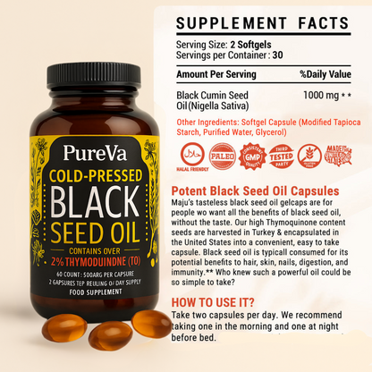 PureVa Black Seed Oil Capsules™