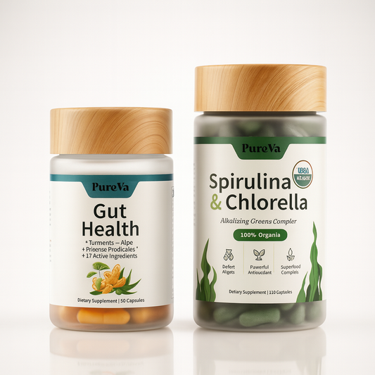 PureVa™ Gut Reset Duo (Gut Health + Spirulina/Chlorella) (duo)