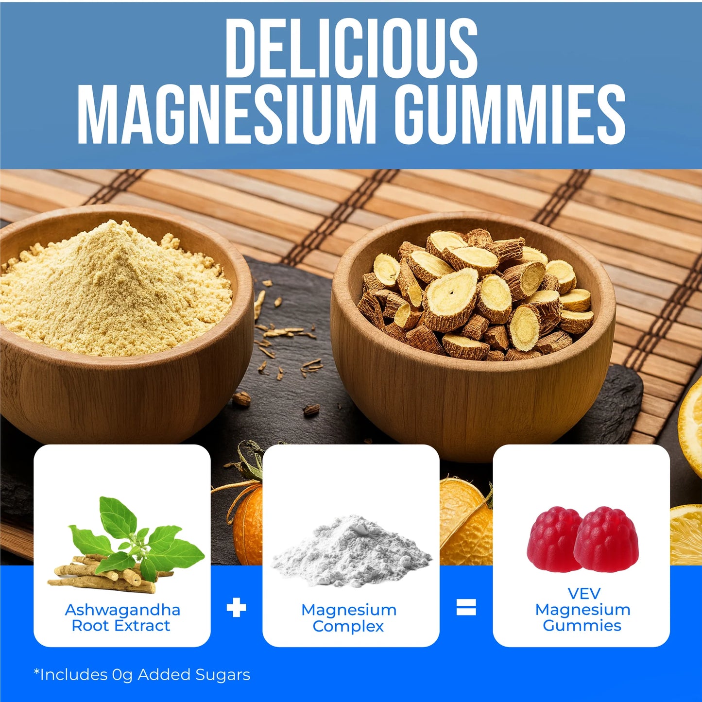 PureVa RestoreCalm™ 14-in-1 Magnesium Complex Gummies